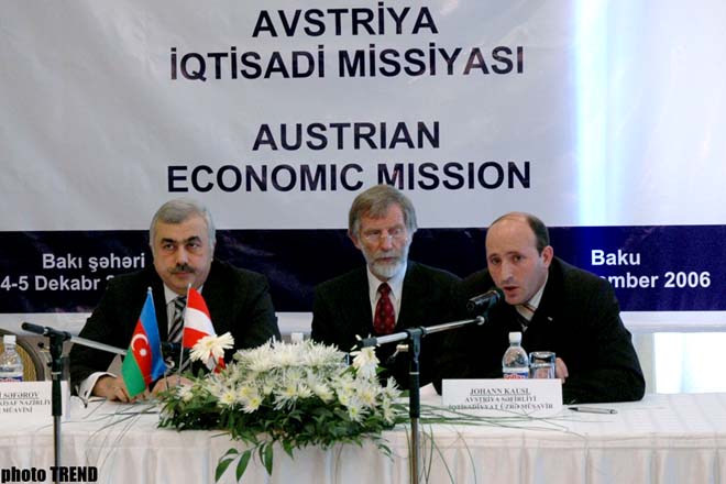 Nazir müavini: Azərbaycan-Avstriya biznes-forumu ölkələr arasında işgüzar əlaqələrin inkişafına müsbət təsir göstərir